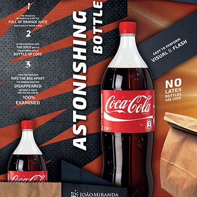 astonishing bottle tour de magie incroyable bouteille joao miranda coca cola